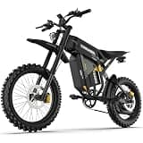 COSWHEEL Electric Dirt Bike for Adults, 7000W Peak Motor Electric Motorcycle, 60V 30Ah Battery, up to 55MPH Off Road Electric Bike, 19" Dirt Tires, Dual Suspension, Hydraulic Brakes