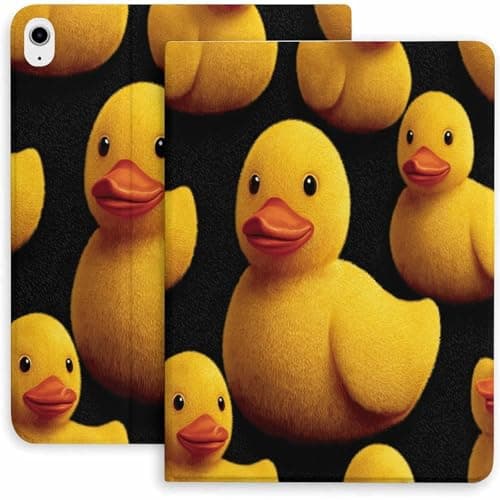 Rubber Ducks Case for iPad 9th/10th/11th Gen,Mini 5/4/3/2/1(7.9in) Mini 6 (8.3in) Mini 7(8.3in),Air 4/5/6/7,Pro 11in(2020/2021/2022/2024) Auto Wake/Sleep
