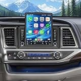 [Android15 4+64G] Car Radio Stereo for Toyota Highlander 2014-2019 with Wireless Carplay & Android Auto, Support GPS/WiFi/Bluetooth/SWC, FM, Backup Camera,9.7 Touch Screen Head Unit