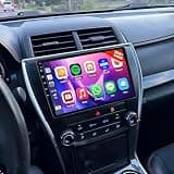 Car Stereo Radio for Toyota Camry 2015-2017, 10.2" Touchscreen for Camry Stereo with Wireless Carplay Android Auto, GPS, WiFi, Bluetooth, FM, SWC, Mic, Backup Camera Android 15 2G+64G