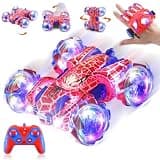 Punieayi Gesture Sensing Remote Control Car, 2.4Ghz RC Cars with Wholebody Light & Headlight, Hand Controlled Double Sided Rechargeable RC Stunt Car Toys for Boys 4-6 5-7 8-13