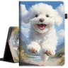Case for All-New Amazon Kindle Fire HD 10 and Fire HD 10 Plus Tablet (13th/11th Gen, 2023/2021 Release) 10.1, Slim Folding Stand Cover with Auto Wake/Sleep, Bichon Frise