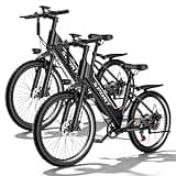 Xathquia Electric Bike for Adults, 1500W Peak E Bike with 48V 12Ah Removable Battery, 26" Electric Bicycle, 7 Speeds, Lightweight Cruiser E-Bike for Commute, Up to 25MPH, 65 Miles Pedal Assist Range