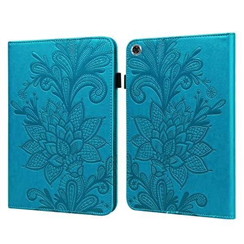 Travel on Tablet Leather Case Compatible with Samsung Galaxy Tab A8 10.5 x200 / x205 (2021), Tablet PC Stand Type Case with Shock Slots Compatible with Puan Card Cover