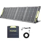 Greenmagic 200 Watt Portable Solar Panel, 23.5% High Efficiency 200W Foldable Solar Panel Charger IP67 Waterproof Solar Panel Kit w/DC XT60 MC4 Anderson Output for Home Farm Camping RV Power Station