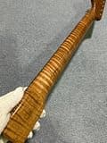 Big head AAAA Gloss Roasted Flame Maple Rosewood 21 fret electric guitar neck