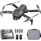 GPS Drone with 4K Camera for Adults, FPV RC Quadcopter, 5-inch LCD Tablet Screen, Auto Return, GPS Follow, Circle Fly, 60-min Flight Time,Brushless Motor, Lightweight Foldable Drone for Beginners