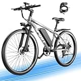 Misodo Electric Bike for Adults, 1500W Peak Mountain Ebike with 25 MPH, 65 Miles Range, 7 Speeds, 48V 10Ah Removable Battery 26" Ebike for Commute
