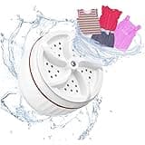 Turbo Washer Machine 30 MINS Timing Auto Shutdown for Underwear Socks Towel Business Travel Dorm Use Washing Machine Portable Washer for Apartments Portable with