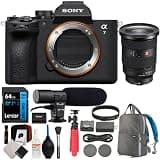 Sony a7 V Full-Frame Mirrorless Interchangeable Lens Camera - Body Only Bundle with Sony FE 24-70mm F2.8 GM II Full Frame G Master Zoom E-Mount Lens + 64GB Card + Camera Bag + Accessories