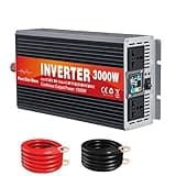 YXINHONGYUE Pure Sine Wave Car Power Inverter 1600W Continuous(3000W Peak) DC 12V 24V 48V 60V 72V to 120V 240V AC Converter for Vehicle RV Power Tools Household Appliances,60v to 110v 60hz