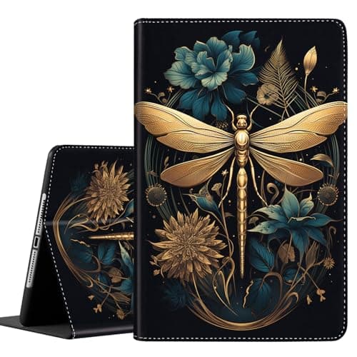 Case for Samsung Galaxy Tab S10 Lite/ S10 FE 2025/ S9 FE 5G 10.9 Inch/Tab S9 11 Inch 2023, Durable Shockproof Protective Cover for Galaxy Tab S10 Lite ，Dragonfly Art