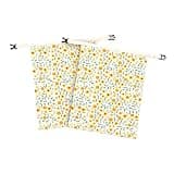 Simnek 2 Pack Large Cotton Bread Storage for Sourdough and Homemade Loaves Extends Freshness Waxed Bread Bag