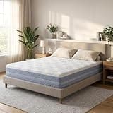 ITEFDTUTNE 12 Inch Memory Foam Mattress King Size, Cool Memory Foam Mattress, Removable and Odorless King Size Mattresses for Cool Night, Pressure Relief, 7 - Zone Ergo Support for Pressure