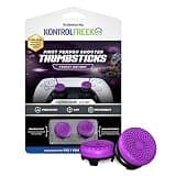 KontrolFreek FPS Freek Frenzy for PlayStation 5 (PS5) and PlayStation 4 (PS4) Controller | Performance Thumbsticks | 1 High-Rise, 1 Mid-Rise | Purple/Black
