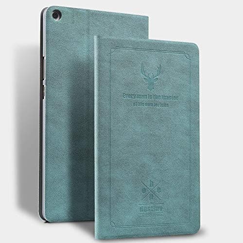 for Huawei MediaPad T3 8.0 Case Protective PU Leather Stand Cover for Honor Play Pad 2 KOB-L09 KOB-W09 8" Tablet PC Cover case (Blue)