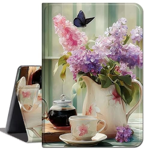 Case Compatible for 6" Kindle Paperwhite (10th Generation,2018 Release),Slim Soft Shockproof TPU Silicone Protective Back Shell Case for Kindle Paperwhite 4 10th Gen,Purple Butterfly Flowers