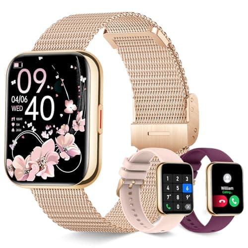 Betatree Smart Watch for Women (Answer/Make Call),1.8" Touchscreen Smartwatch with 100+ Sports Modes Heart Rate Sleep Monitor Pedometer AI Voice Control, Activity Fitness Watch for Android iPhone