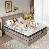HERESTWELL Hybrid Mattress in a Box, Medium Firm Memory Foam and Individual Pocket Springs, Bed Mattress Breathable for Pressure Relief, Motion Isolation, Cool Sleep (12 inch Twin, 12, 12", inch)