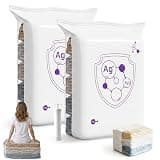 No-Pump 3D Vacuum Storage Bags, 2026 New Large Storage Compression Bags, 3-Sec Fast Compression for Heavy-Duty Travel Vacuum Bags, Reusable and Keeps Clothes Dry & Dust-Free (2, M(28 x 20 x 13 in))