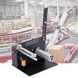Piefeak Automatic Label Dispenser - Self-Adhesive Transparent Peeling Machine, 110mm Width, 8inch/s Speed, 180mm Rewind Diameters - Efficient Labeling Solution for Businesses