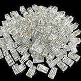 1000 Pcs Cat 6 Pass Through RJ45 Connectors, Gold Plated Cat 6 Ends / Cat6 Connector /RJ45 Modular Plugs/Ethernet Plugs/Network Connector for Solid or Stranded 8P8C UTP Ethernet Cable,Bag of 1000