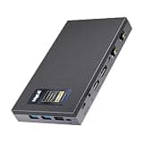 MeLE QuieterDL Mini PC, Intel N150 Fanless, Dual 2.5G LAN, 16GB LPDDR4x 4266MHz, 512GB Storage, Full-Function USB-C, 4K Triple Display, Silent Desktop Computer for Home Office, Business, Industrial