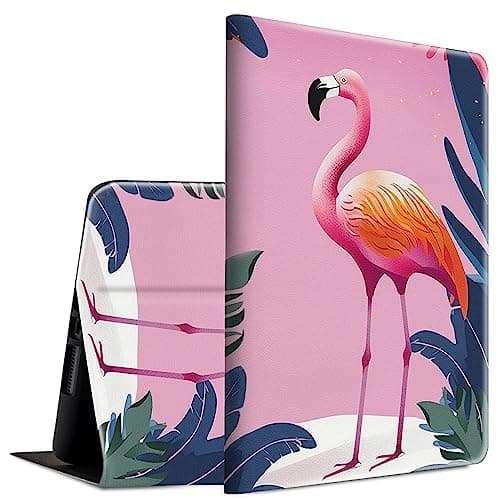 BFSEROBJ for Samsung Galaxy Tab A9 Case Lightweight Smart Case PU Leather Adjustable Stand Protective Cover with Auto Wake/Sleep Cover for Samsung Galaxy Tab A9 8.7 inch - Cute Pink Flamingos