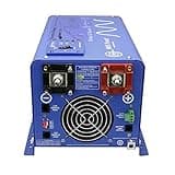 AIMS Power 4000 Watt 12 VDC Pure Sine Inverter Charger 120 VAC Output 120A Charger 40A Transfer Switch PICOGLF40W12V120V