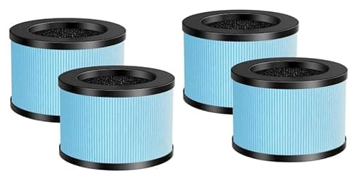 MK01 & MK06 Replacement Filter Compatible with Aroeve MK01 MK06 MG01JH | ToLife TZ-K1 and Kloudi DH-JH01, 4-Pack