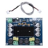CompatibleXH-M543 120W×2 Dual Channel Audio Amplifier Board, TPA3116D2 Class D Stereo Module, DC 12V-24V Circuit Board for Home Theater Sound System