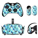 MightySkins Skin Compatible with Oculus Rift CV1 wrap Cover Sticker Skins Blue Kaleidoscope