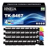 HNEJA TK-8467 Toner Cartridge for Kyocera TASKalfa MZ2501ci MZ3501ci Printer, TK-8467K TK-8467C TK-8467M TK-8467Y Toner Cartridges Replacement,4 Colors-1 Pack
