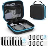 Tens Unit Electrode Pads with Carry Case, 32 PCS 2" and 2"x4" Tens Unit Replacement Pads with Upgraded Self-Stick Performance for Electrotherapy, Compatible with AUVON TENS, TENS 7000, Etekcity