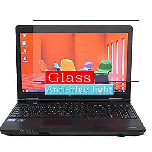 Synvy Anti Blue Light Tempered Glass Screen Protector, Compatible with dynabook Satellite B552 / F/H PB552FFBP PB552HEBP 15.6" 9H Screen Film Protectors (Active Area Cover Only)