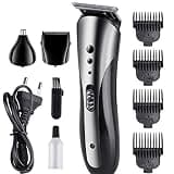 Multifunctional Household Rechargeable Trimmer, Electric Nose Hair Clippers, Professional Beard and Hairdresser