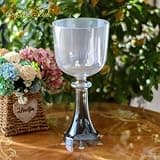 Crystal Soul Holy Chalice Crystal Singing Bowl, Quartz, Pearl Gradient, 5.5 Inch, 432Hz A# Note, Sound Bath Instrument