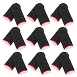 SOESFOUFU Gaming Finger Sleeves with Touch Sensitivity 20pair Breathable Fiber Material Anti Sweat Finger Covers for Mobile Phones and Tablets for Gaming