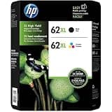 HP 62XL 2-pack High Yield Tri-color Ink Cartridges