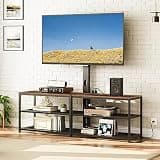 MAHANCRIS 59" TV Stand with Mount, 4 Power Outlets, Entertainment Center