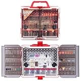 476 PCS Rotary Tool Accessories Kit, 1/8-in Shank Rotary Tool Kit, Universal Fitment for Easy Polishing, Sanding, Cutting, Drilling, Engraving, Sharpening, Grinding with Portable Storage Case