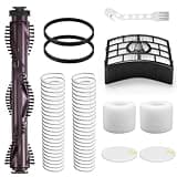 HappyAlley Brush Roll Replacement with Lower Duct Hose & Filter & Belts, Compatible with Shark NV752 NV750 NV650 NV650W NV750AND NV652 NV750W NV752BRN NV651 NV750W Vacuums, Vacuum Replacement Part