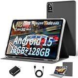 Aobante Tablet 10 Inch, 2025 Android 15 Tablets, 18GB+128GB, 1TB Expand, Widevine L1 Compatible Octa-Core Tablet with WiFi 6, 6000mAh Battery, Dual Camera(5MP+8MP)