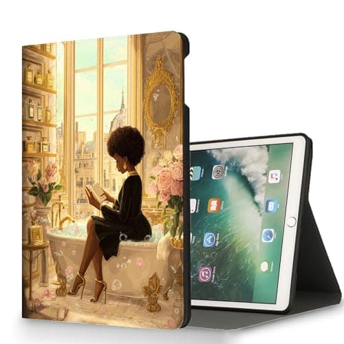 RUUHLJLET for Samsung Galaxy Tab A11 Plus/A11+ 5G 11 Inch 2025 Model X230/X236B Tablet Case,Auto Wake/Sleep,Adjustable Stand Protective Cover - Paris Style Art