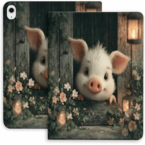 Piggy Peeking Case for iPad 9th/10th/11th Gen,Mini 5/4/3/2/1(7.9in) Mini 6 (8.3in) Mini 7(8.3in),Air 4/5/6/7,Pro 11in(2020/2021/2022/2024) Auto Wake/Sleep