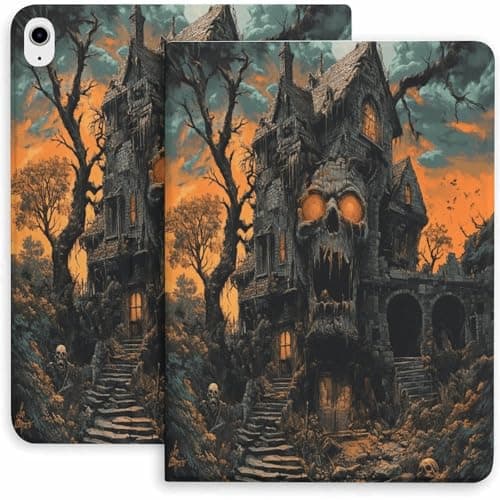 Gothic Halloween Skeleton Case for iPad 9/10/11th Mini 5/4/3/2/1(7.9in) Mini 6(8.3in) Mini 7(8.3in),Air 4/5/6/7,Pro 11in(2021/2022/2024)