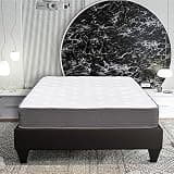 Full Mattress, Hybrid Mattress, 8 Inch Gel Memory Foam Mattress in a Box, Pocket Spring Support, Soft Comfort, White and Gray, 54 by 75 by 8 Inches, Pack of 1
