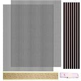 HFEIX PC Dust Filter Mesh, 2 Pack, 400x300mm,0.8mm Holes,for Computer Case