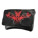 Milwaukee Leather Women’s Convertible Leather Bag - Shoulder, Belt or Crossbody Carry w/Multi Pocket Storage - One Size