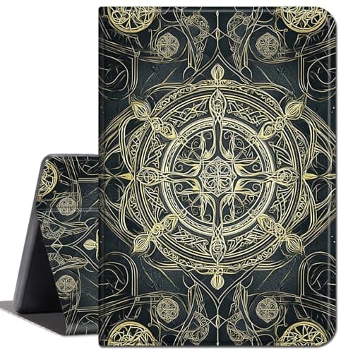 for New iPad Pro 13 Inch Case M4 (2024 Model, 7th Generation),Slim Soft Shockproof TPU Silicone Protective Back Shell Case for iPad Pro 13 Inch,Golden Mandala